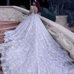 Vestido De Noiva Luxurious Wedding Dress Long Sleeves 2018 Ball Gown Beading Dubai Arabic Muslim Wedding Gowns Bridal Dresses