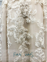 Beach Boho Wedding Dresses 2019 Beaded Crystal Lace Vestido de Novia Longo gelinlik vestido casamento robe de mariee