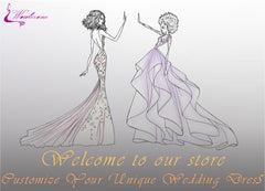 Waulizane Chic Organza Bridal Gowns Exquisite Embroidery Appliques O-Neck 2 In 1 Detachable Train Wedding Dress Customize Made
