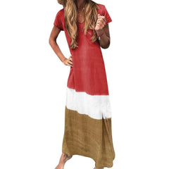 2019 Summer Long Dress Floral Print Boho Beach Dress Maxi Dress Women Evening  4XL
