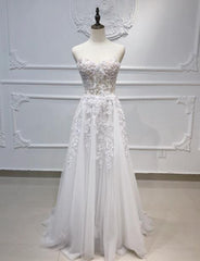 Boho Wedding Dress 2019 Sweetheart A-Line Crystal Beaded Lace Wedding Gown Long Train Beach Bridal Gown Vestido de Novia WN79