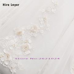 HIRE LNYER Custom Made Short Sleeve Open Back Beading Crystal Flowers Princess Ball Gown Wedding Dresses With Petticoat 2019