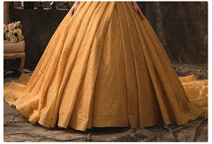 Maternity Luxury Champagne Gold  Wedding Dresses Long Train Sweetheart Elegant Plus size Vestido De Noiva Bride Gown Bridal
