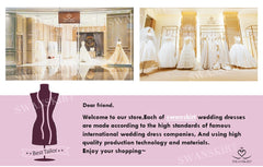 Swanskirt Detachable Long Sleeve Wedding Dress 2019 Scoop Appliques Lace Ball Gown Vintage Princess Bride Vestido de Noiva K201