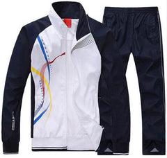UNCO&BOROR women Men Sportswear Suit Autumn Spring jacket Men set Tracksuit outwear brand-clothing man sportsuit hoodies+pant