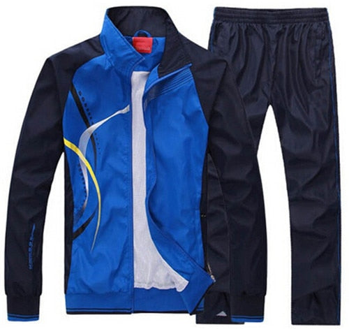 UNCO&BOROR women Men Sportswear Suit Autumn Spring jacket Men set Tracksuit outwear brand-clothing man sportsuit hoodies+pant