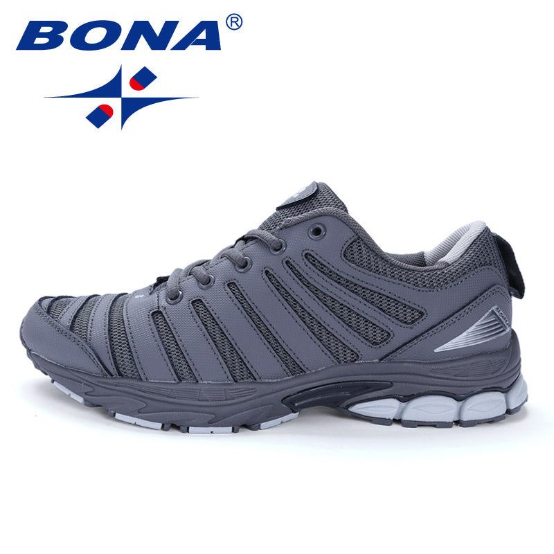 BONA New Bassics Style Men Running Shoes Outdoor Walking Jogging Sneakers Lace Up Athletic Shoes Comfortable sport Shoes For Men