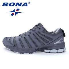 BONA New Bassics Style Men Running Shoes Outdoor Walking Jogging Sneakers Lace Up Athletic Shoes Comfortable sport Shoes For Men