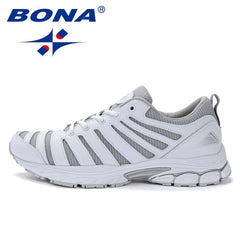 BONA New Bassics Style Men Running Shoes Outdoor Walking Jogging Sneakers Lace Up Athletic Shoes Comfortable sport Shoes For Men
