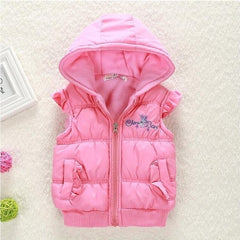 Big Size Baby Girls Jackets 2017 Autumn Winter Jacket For Girls Winter Minnie Coat Kids Clothes Children Warm Outerwear Coats