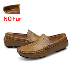 DEKABR Big Size 36~50 High Quality Genuine Leather Men Shoes Soft Moccasins Loafers Fashion Brand Men Flats Comfy Driving Shoes