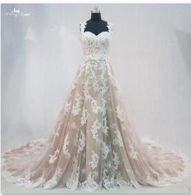 RSW1017 Abiti Da Sposa Detachable Skirt 2 Piece Wedding Dresses Wedding Dress 2019