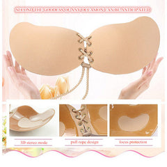 Self-Adhesive Invisible Silicone Bra Push Up Fly Bras
