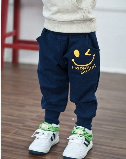 Retail 2018 New spring autumn cotton kids pants Boys Girls Casual Pants 2 Colors Kids Sports trousers Harem pants Hot Sale