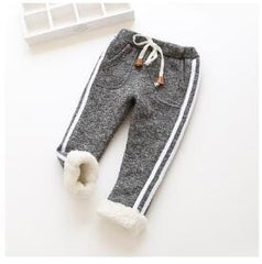 BibiCola Girls Winter Leggings Kids Autumn Winter Pants Baby Girls Boys Thick Warm Trousers Children Girls Christmas Pants