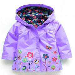 Children Coat Baby Girls winter Coats long sleeve coat girl's warm Baby jacket Winter Outerwear cartoon fleece