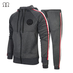 Tracksuit For Men 2 Pieces Set New Fashion Jacket Sportswear Men Tracksuit Hoodie Spring Autumn Men Brand Clothes Hoodies+Pants