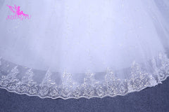 AIJINGYU 2018 white free shipping new hot selling cheap ball gown lace up back formal bride dresses wedding dress WK149