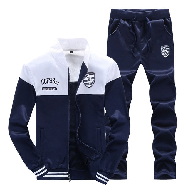 FGKKS 2018 Men Sportswear Hoodies Set New Autumn Suit Clothes Tracksuits Male Sweatshirts & Coats Polo Track Suits