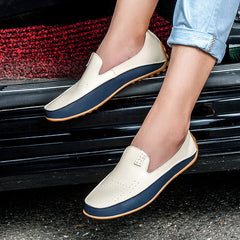 Big Size 38-47 Men Loafers Comfortable Men's Flats Top Quality Luxury Brand Leather Mens Shoes Summer Breathable Driving Shoes