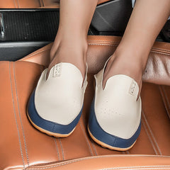 Big Size 38-47 Men Loafers Comfortable Men's Flats Top Quality Luxury Brand Leather Mens Shoes Summer Breathable Driving Shoes