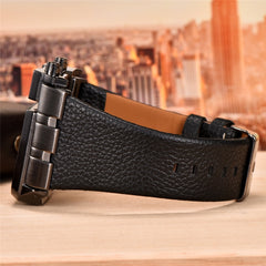 Oulm 3364 Casual Wristwatch Square Dial Wide Strap Men's Quartz Watch Luxury Brand Male Clock Super Big Men Watches montre homme