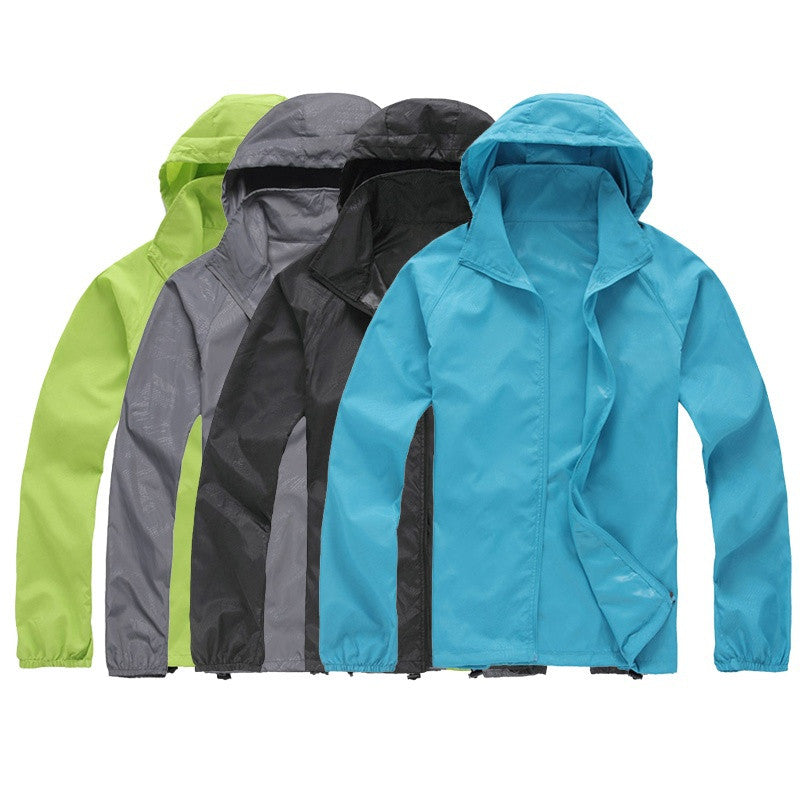 Men Women Couples Fashion Thin Light Long Sleeve Coat Ultraviolet proof Sun protective Mountaineering suits