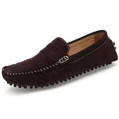 Tangnest Men Flat Shoes 2019 New Square Toe Men Loafers Soft Leather Comfortable Men Shoe Driving Shoes Man Size 39~47 XMR1675