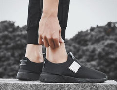 Tangnest NEW 2018 Casual Men's Shoes Fashion Breathable Slip-on Mesh Shoes Autumn Lightweight Sneakers Man Comfort Flats XMR2919