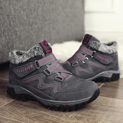 BOLE Size 36-46 Men Warm Casual Shoes Snow Plus Cotton Keep Warm Men Casual Shoes High Quality Men Sneakers High-top Shoes