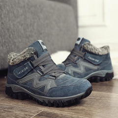 BOLE Size 36-46 Men Warm Casual Shoes Snow Plus Cotton Keep Warm Men Casual Shoes High Quality Men Sneakers High-top Shoes