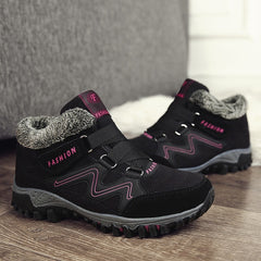 BOLE Size 36-46 Men Warm Casual Shoes Snow Plus Cotton Keep Warm Men Casual Shoes High Quality Men Sneakers High-top Shoes
