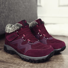 BOLE Size 36-46 Men Warm Casual Shoes Snow Plus Cotton Keep Warm Men Casual Shoes High Quality Men Sneakers High-top Shoes
