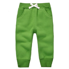 Winter Warm Velvet Pants For 1-5 Yeas babies Boys Girls Casual Sport Pants Jogging Enfant Garcon Kids Children Trousers KF107