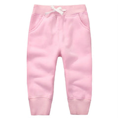 Winter Warm Velvet Pants For 1-5 Yeas babies Boys Girls Casual Sport Pants Jogging Enfant Garcon Kids Children Trousers KF107