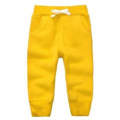 Winter Warm Velvet Pants For 1-5 Yeas babies Boys Girls Casual Sport Pants Jogging Enfant Garcon Kids Children Trousers KF107