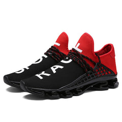 Unisex Running Sneakers Couple Sport Shoes Men Women Lace-up Breathable Mesh Shoes For Men Women 36-46 3 Colors