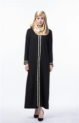 Dubai Abaya Islamic Dress Turkish Muslim Kaftan Long Dress Muslim Women Dress Plus Size Muslim Costumes Arab Malaysia Abaya