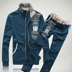 Tracksuits Mens Set 2018 Autumn Sportswear Men Long Sleeve Sweatshirt+Pants Sporting Suit Printed letter Sweatsuit 2pcs set