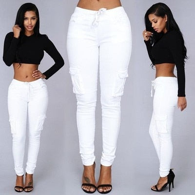 Women Jeans Plus Size Elastic Sexy Skinny Pencil Jeans For Women Leggings High Waist Jeans Thin-Section Denim Pants Trousers