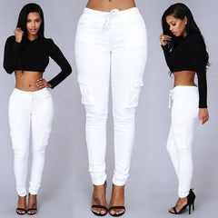 Women Jeans Plus Size Elastic Sexy Skinny Pencil Jeans For Women Leggings High Waist Jeans Thin-Section Denim Pants Trousers