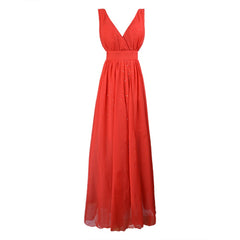 malianna Women Formal Mesh Long Wedding Evening Ball Gown Party Dress