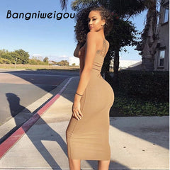Bangniweigou Sexy Off Shoulder Tube Dress Summer Women Black White Basic Bodycon Sundress Strapless Stretchy Bandage Robe Femme