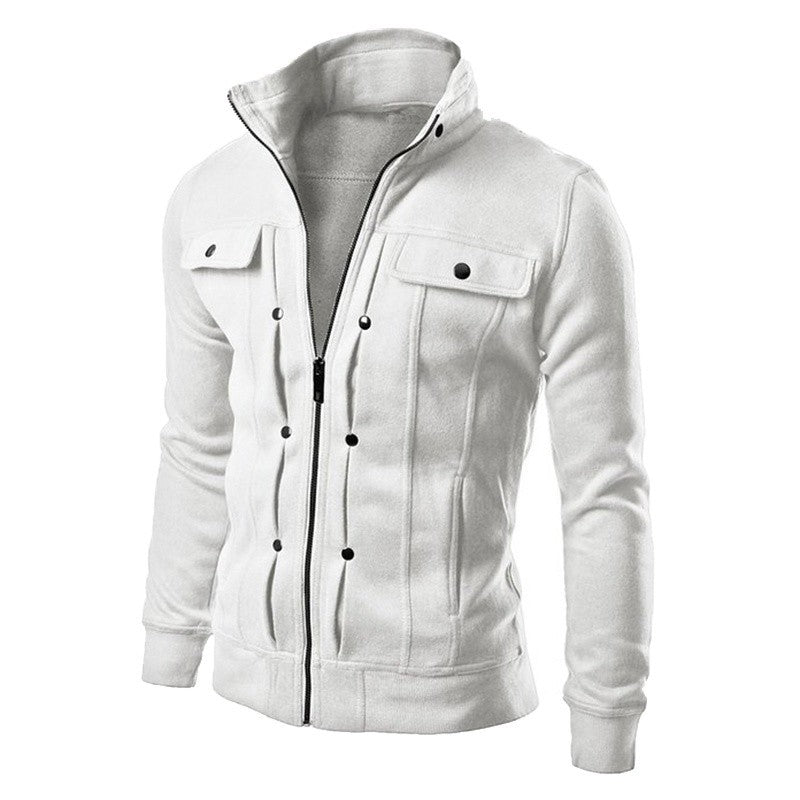 Men Fashion Long Sleeve Slim Fit Coat Jacket Tops Sweatshirt Overcoat Outwear