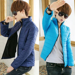 Mens Jackets and Coats Casual Jacket Men Clothes Cotton Denim Jacket Solid Zipper Coat Men Bomber Jacket Colete