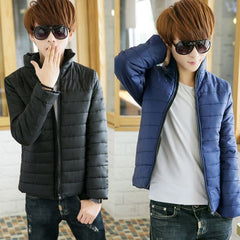 Mens Jackets and Coats Casual Jacket Men Clothes Cotton Denim Jacket Solid Zipper Coat Men Bomber Jacket Colete