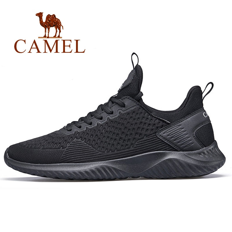 CAMEL Men's Running Shoes Lightweight Off-white Comfortable Men Sneakers Men Breathable Sport Shoes For Outdoor Sports