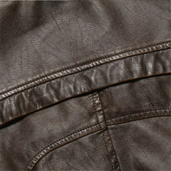 Autumn Moto Vintage Mens Jackets Coat Motorcycle PU Male Leather Jacket Men Casual Stand Collar Slim Fit lether