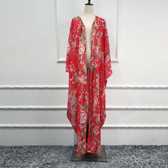 Abaya Robe Dubai Kaftan Islam Qatar Chiffon Muslim Hijab Dress Abayas For Women Jilbab Cardigan Caftan Turkish Islamic Clothing