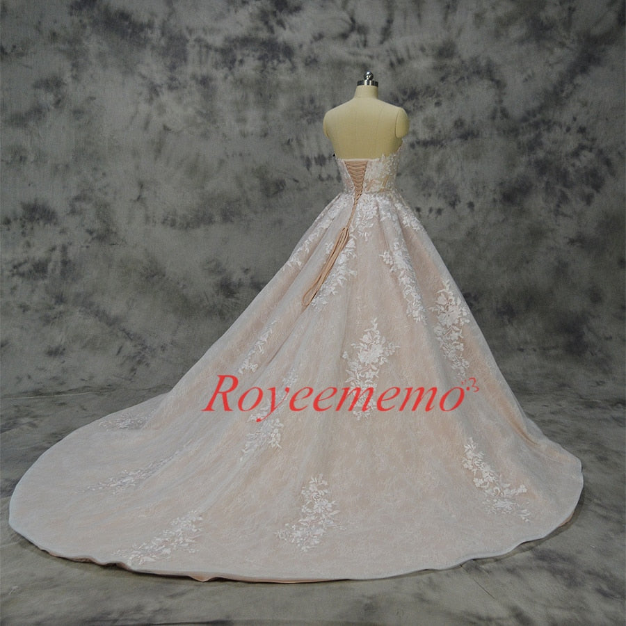 2019 new design ball gown lace wedding dress sexy transparent top wedding gown custom made factory wholesale price bridal dress